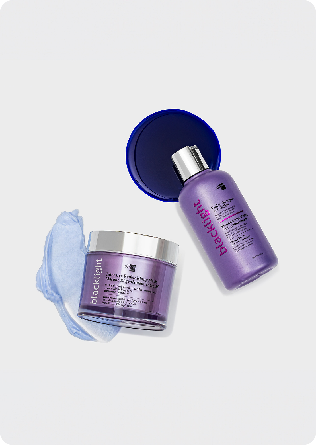 BLACKLIGHT Violet shampoo + Intensive replenishing mask